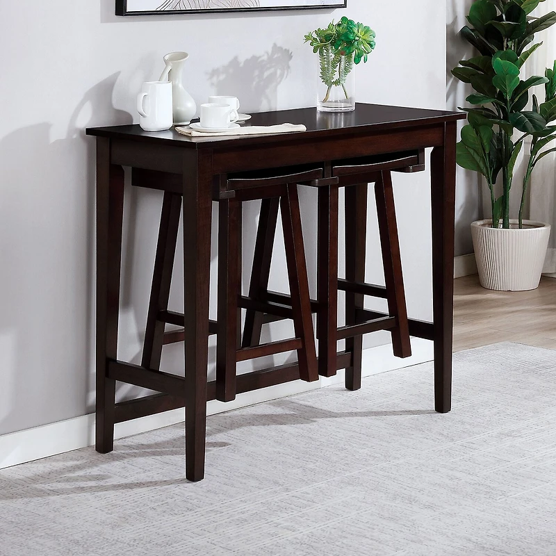 Furniture of America™ Comoe 3-pc. Counter Height Rectangular Dining Set