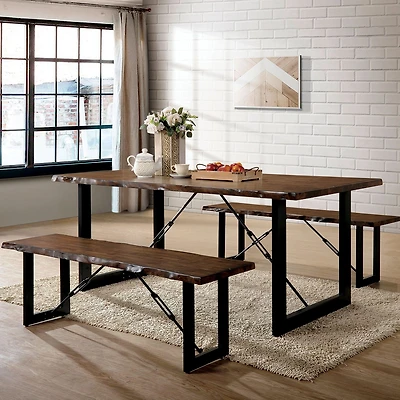 Furniture of America™ Break 3-pc. Rectangular Dining Set