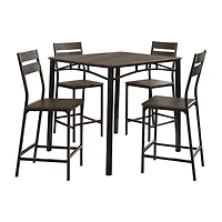 Furniture of America™ Alcon 5-pc. Counter Height Rectangular Dining Set