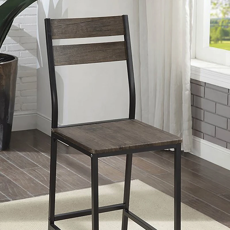 Furniture of America™ Alcon 5-pc. Counter Height Rectangular Dining Set