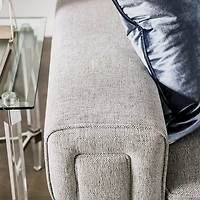 Furniture of America™ Living Room Collection Track-Arm Upholstered Loveseat