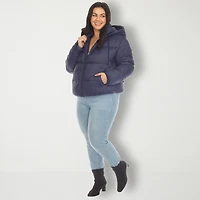 White Mark Womens Lightweight Plus Jacket