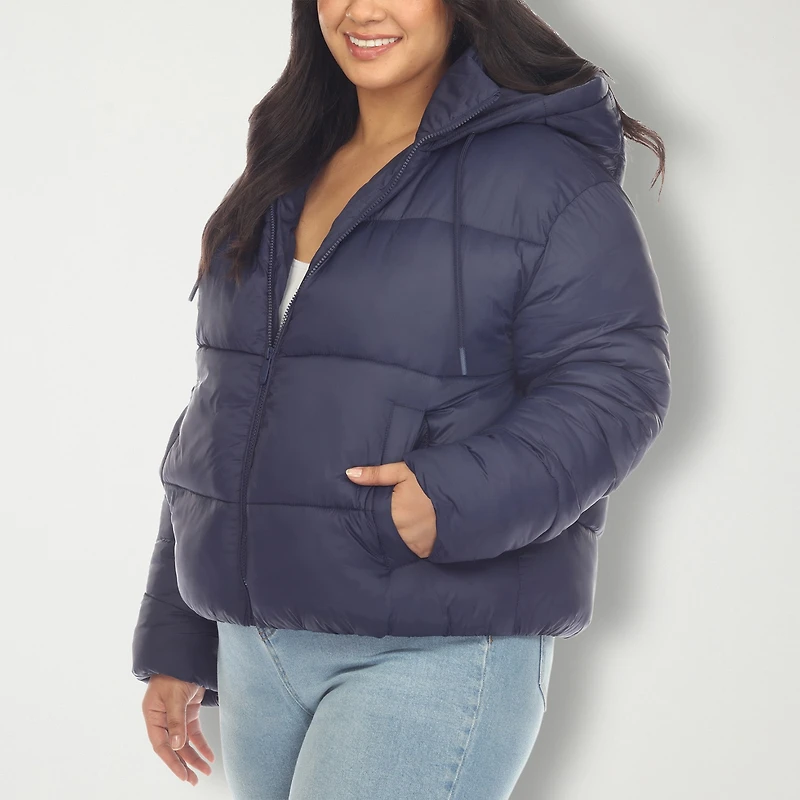 White Mark Womens Lightweight Plus Jacket