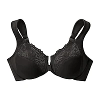 Glamorise Elegance Wonderwire® Front-Close Full Coverage Underwire Unlined Bra 1245