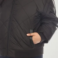 White Mark Womens Lightweight Plus Jacket