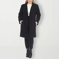 White Mark Womens Plus Lightweight Car Coat