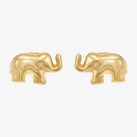 14K Gold 7.4mm Stud Earrings