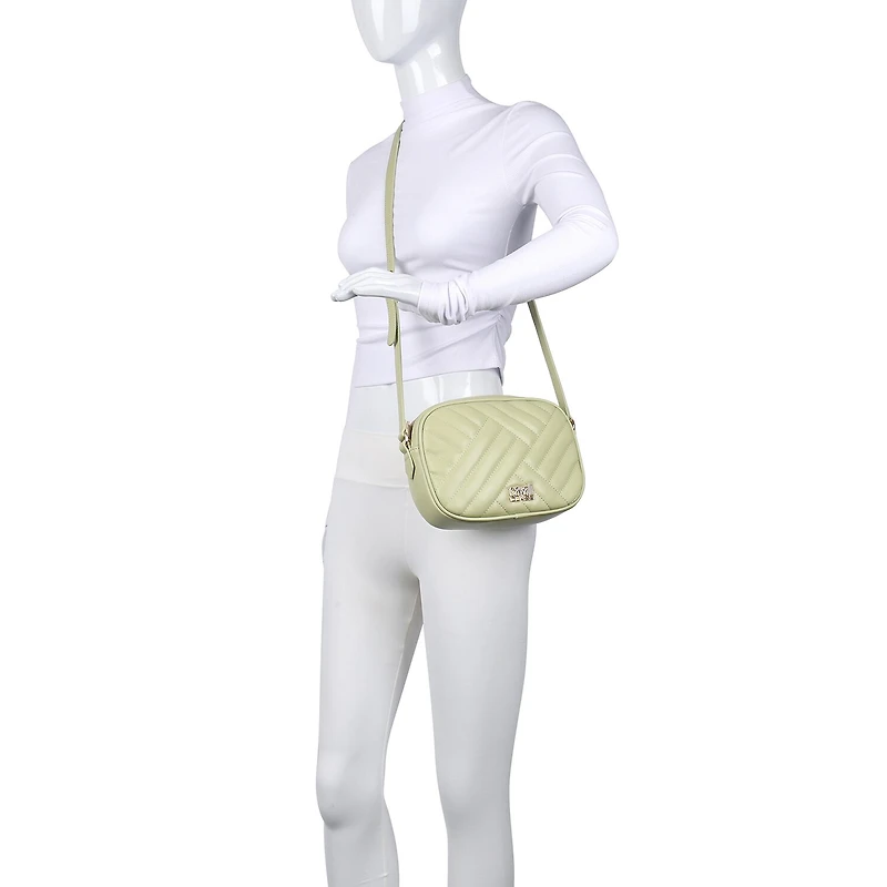 Cavalli Class Marzia Top Zip Shoulder Camera Crossbody Bag