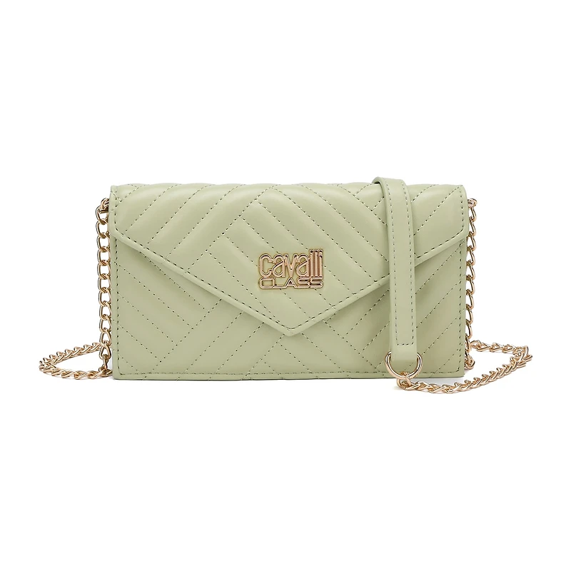 Cavalli Class Valeria Quilted Womens Envelope Wallet