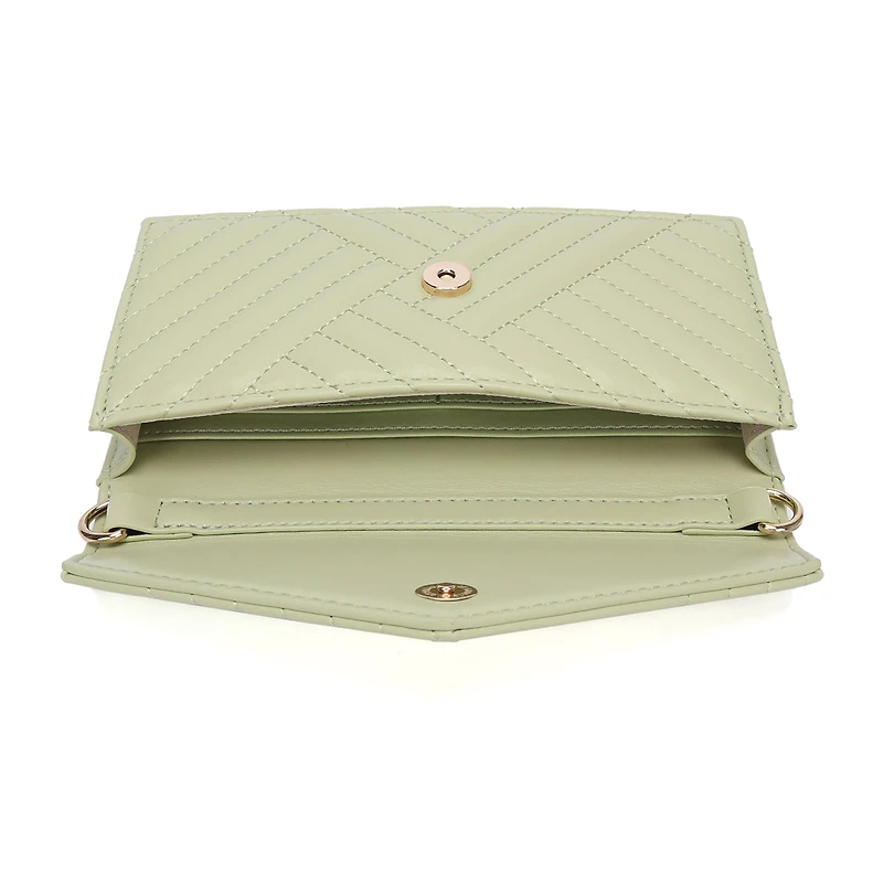 Cavalli Class Valeria Quilted Womens Envelope Wallet