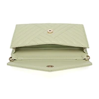 Cavalli Class Valeria Quilted Womens Envelope Wallet