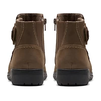 Clarks Womens Carleigh Style Flat Heel Chelsea Boots