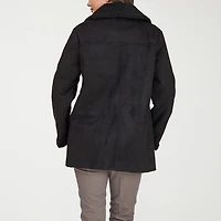 Frye and Co. Womens Faux Shearling Midweight Coat