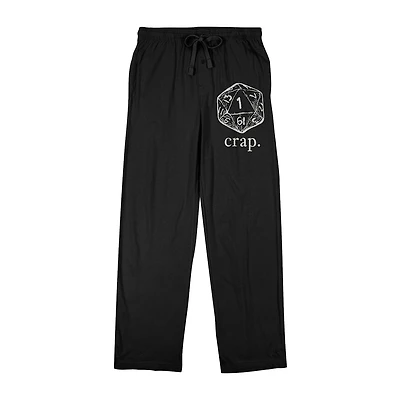 Dungeons And Dragons Mens Fleece 1 Pair Pajama Pants