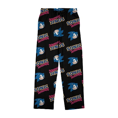 Sonic The Hedgehog Mens Fleece 1 Pair Pajama Pants