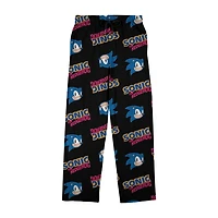 Sonic The Hedgehog Mens Fleece 1 Pair Pajama Pants