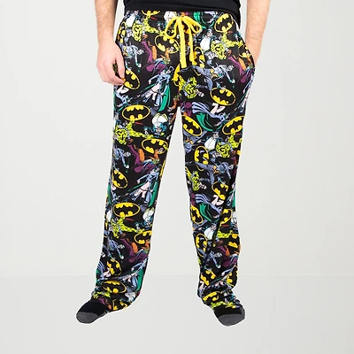 Batman Mens Fleece 1 Pair Pajama Pants