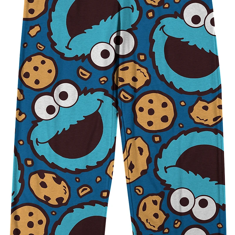 Sesame Street Mens Fleece 1 Pair Pajama Pants