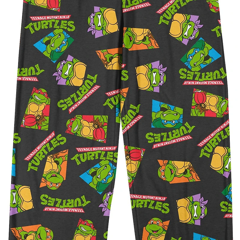 Teenage Mutant Ninja Turtles Mens Fleece 1 Pair Pajama Pants