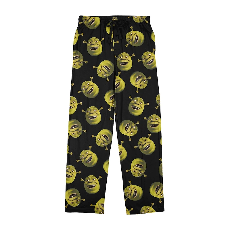 Shrek Face Mens 1 Pair Pajama Pants