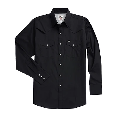 Ely Cattleman Outdoor Big and Tall Mens Long Sleeve Western Shirt