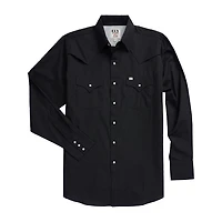 Ely Cattleman Outdoor Big and Tall Mens Long Sleeve Western Shirt