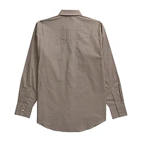 Ely Cattleman Medallion Print Mens Long Sleeve Western Shirt
