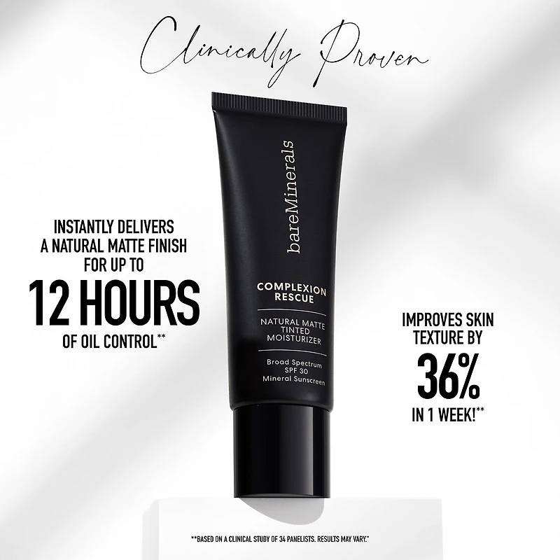 bareMinerals Complexion Rescue® Natural Matte Tinted Moisturizer Mineral Spf 30