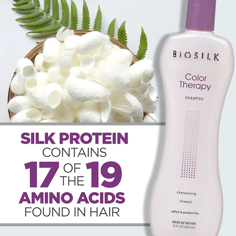 BioSilk® Color Therapy Cool Blonde Shampoo 12 Oz.