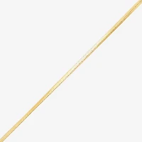 Made in Italy Womens 24K Gold Over Silver 16 Inch Snake Chain Necklace