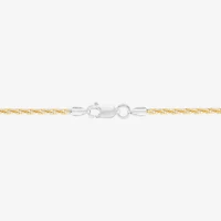Made in Italy Womens 24K Gold Over Silver 18 Inch Chain Necklace