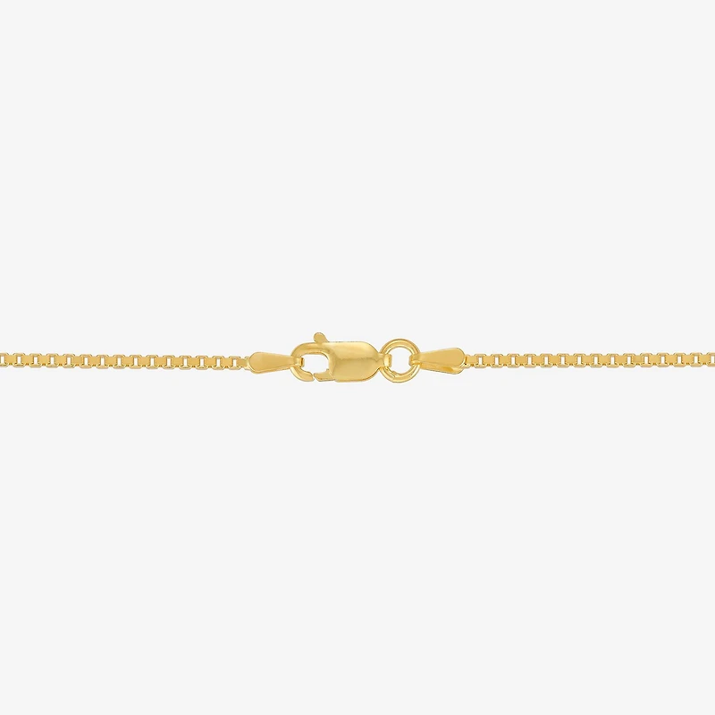 Made in Italy Womens 18 Inch Box Chain Necklace