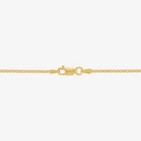 Made in Italy Womens 18 Inch Box Chain Necklace