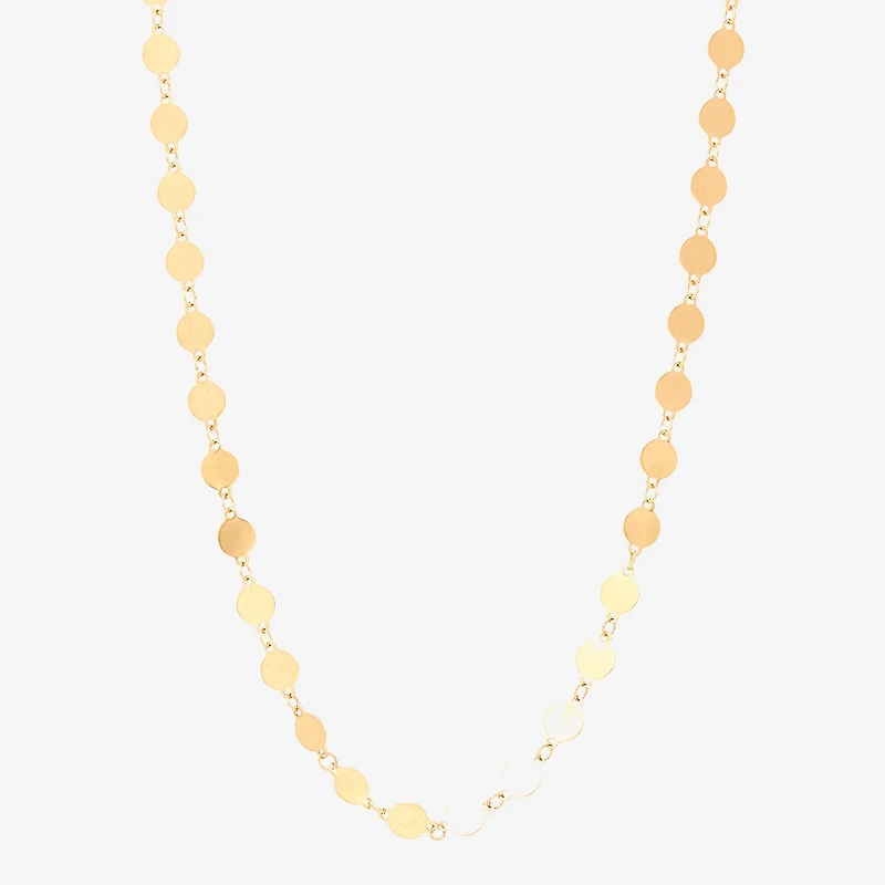 Limited Quantities! Womens 14K Gold Inch Fashion Chain Necklace