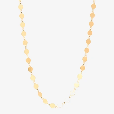 Limited Quantities! Womens 14K Gold 18 Inch Fashion Chain Necklace
