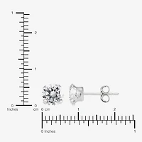 Limited Quantities! Womens White Cubic Zirconia 14K Gold 2-pc. Earring Set