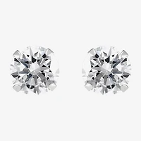 Limited Quantities! Womens White Cubic Zirconia 14K Gold 2-pc. Earring Set