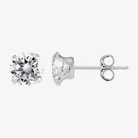 Limited Quantities! Womens White Cubic Zirconia 14K Gold 2-pc. Earring Set