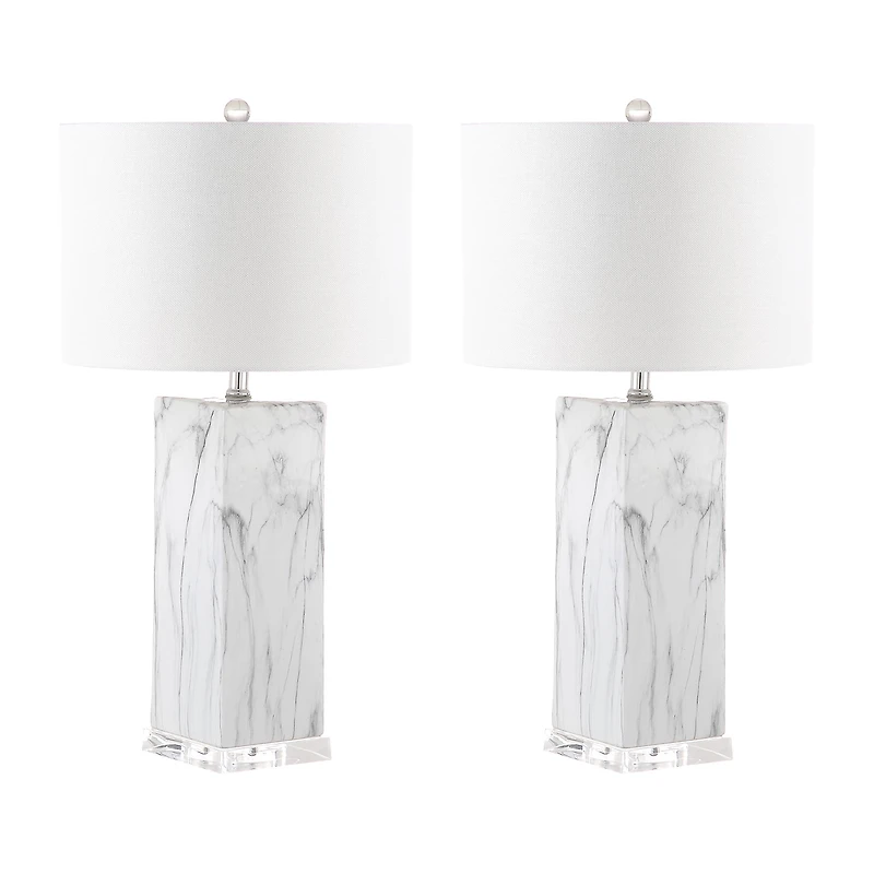 Safavieh Olympia 29 In High Set Of 2 2-pc. Lamp Set