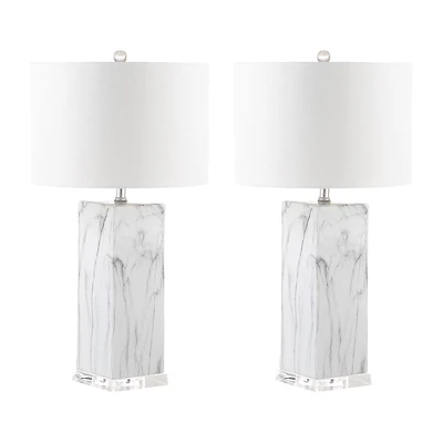 Safavieh Olympia 29 In High Set Of 2 2-pc. Lamp Set