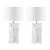 Safavieh Olympia 29 In High Set Of 2 2-pc. Lamp Set