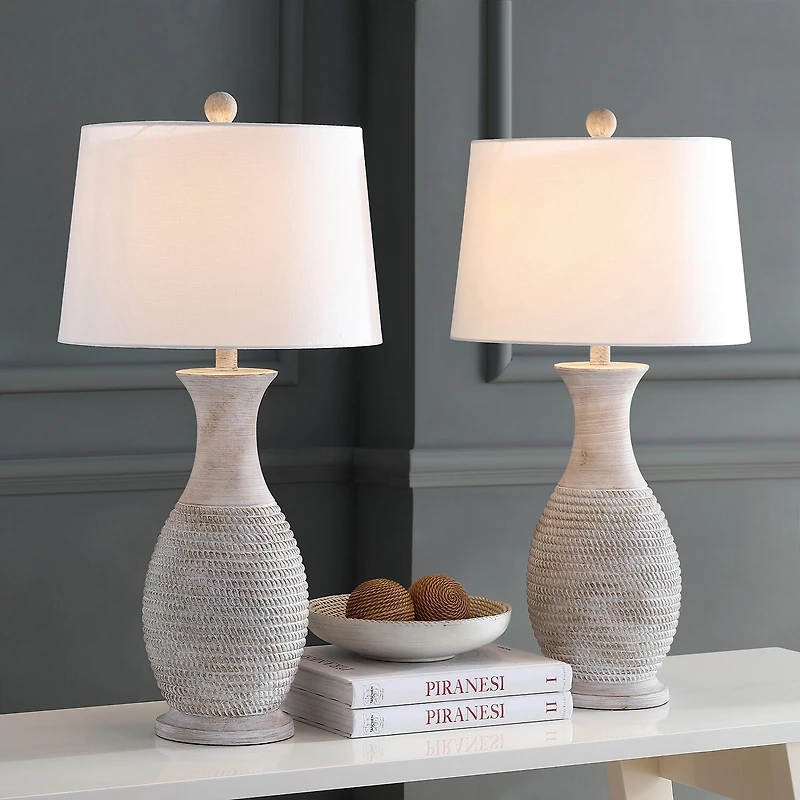 Safavieh Bentlee 30 In High Set Of 2 2-pc. Lamp Set