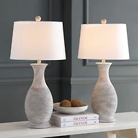 Safavieh Bentlee 30 In High Set Of 2 2-pc. Lamp Set