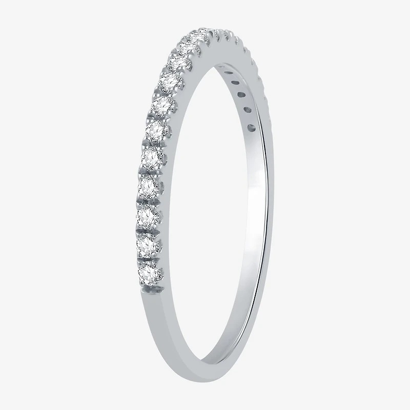 Signature By Modern Bride Womens 2 1/4 CT. T.W. Natural Diamond 14K Gold Cushion Side Stone Halo Bridal Set