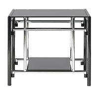 Linon Lambert Living Room Collection 2-pc. Glass End Table