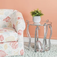 Linon Parnell Living Room Collection Metal End Table