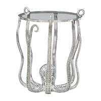 Linon Parnell Living Room Collection Metal End Table