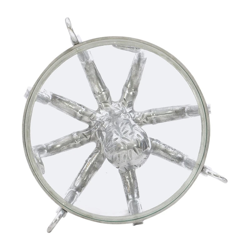 Linon Parnell Living Room Collection Metal End Table