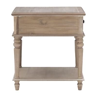 Linon Percy Living Room Collection 1-Drawer End Table