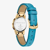Citizen Jasmine Womens Blue Leather 2-pc. Watch Boxed Set Ga1072-07d
